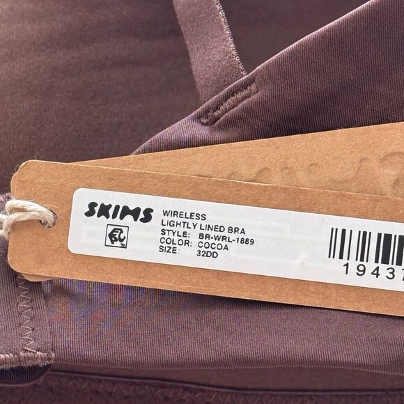 Skims Wireless Form T-shirt Bra Cocoa Size 32DD - Picture 7 of 7